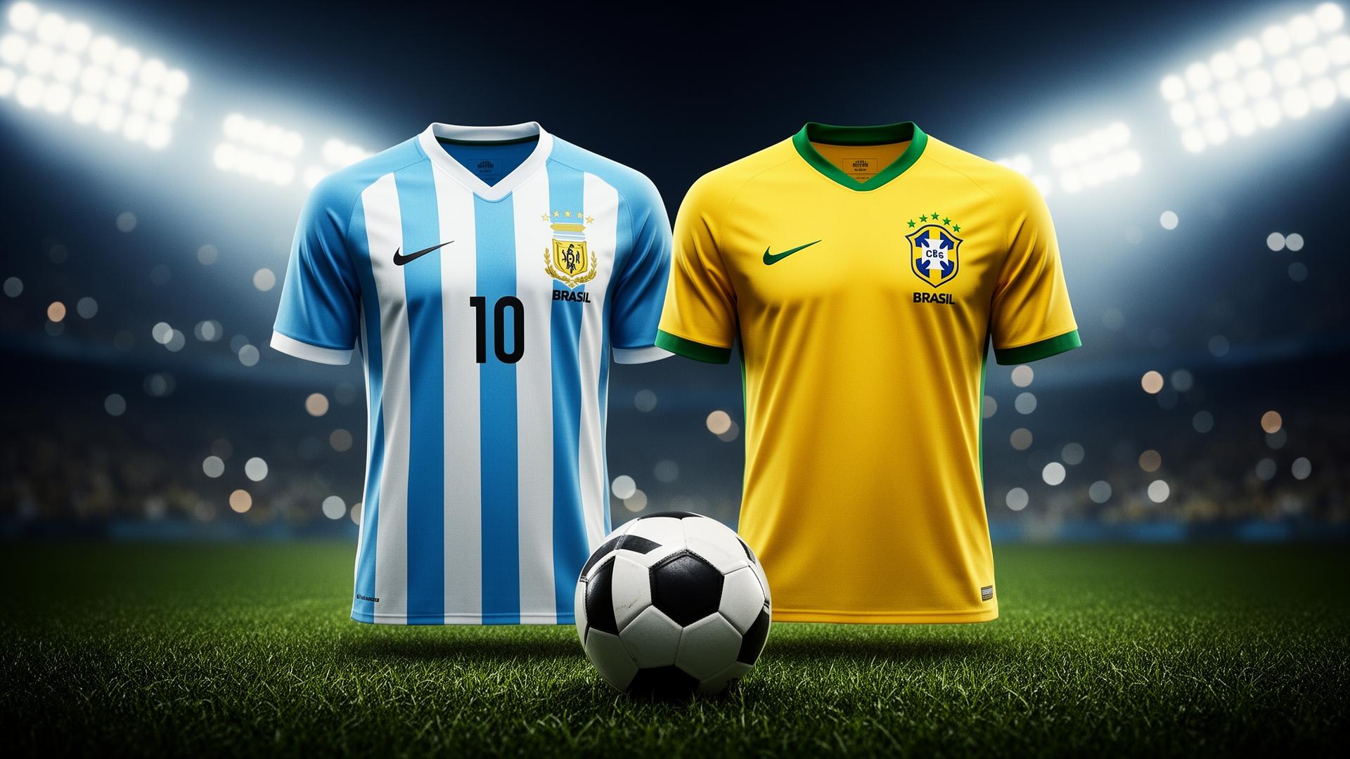 Argentina × Brazil প্রিমিয়াম ফুটবল জার্সি